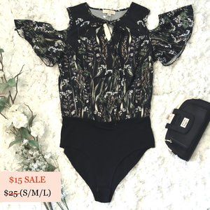 Floral Blouse Bodysuit